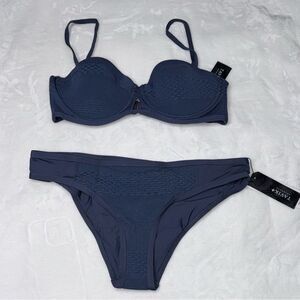TAVIK CORSICA Textured Swim Top & JAYDEN Full Textured Swim Set Size Medium